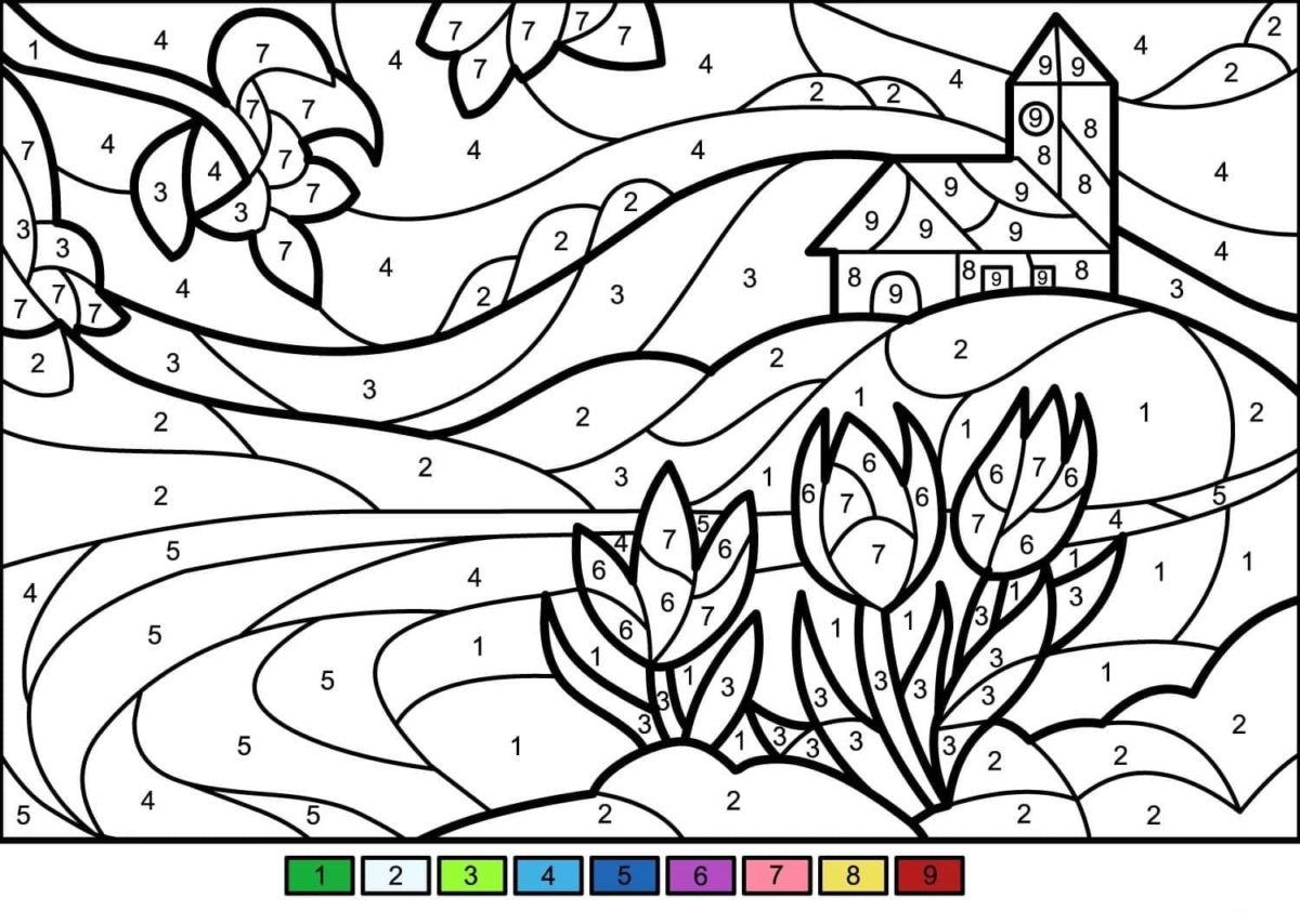 Desenhos De Colorir Com N meros Para Adultos Desenhos De Colorir Com N meros Para Adultos