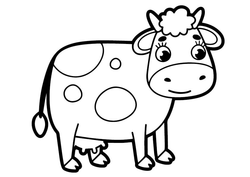 Ausmalbilder Kühe | Kostenlos Malvorlagen zum Ausdrucken