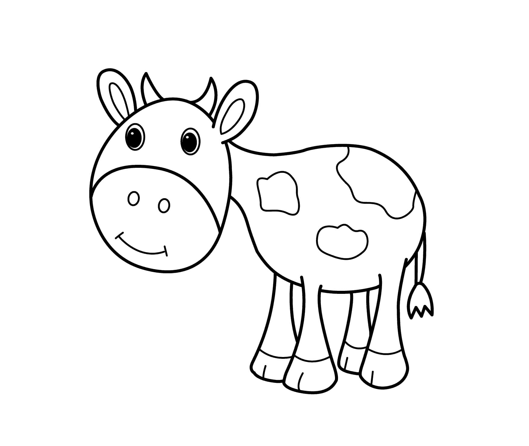 Ausmalbilder Kühe | Kostenlos Malvorlagen zum Ausdrucken
