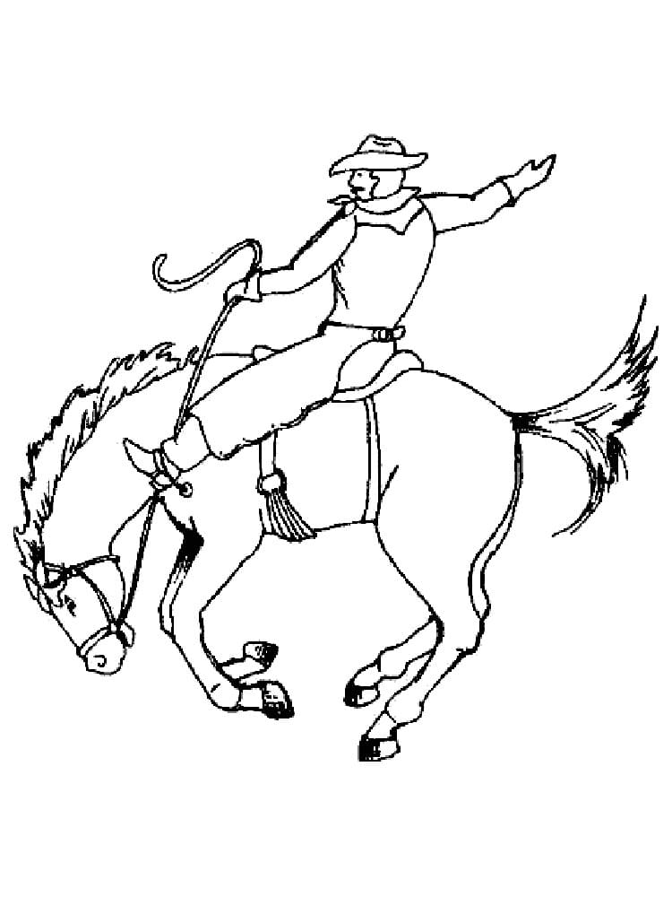 Disegni di Cowboy da colorare - 100 immagini per la stampa gratuita