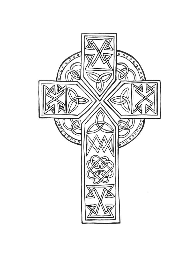 Cross Coloring Pages | 100 Pictures Free Printable
