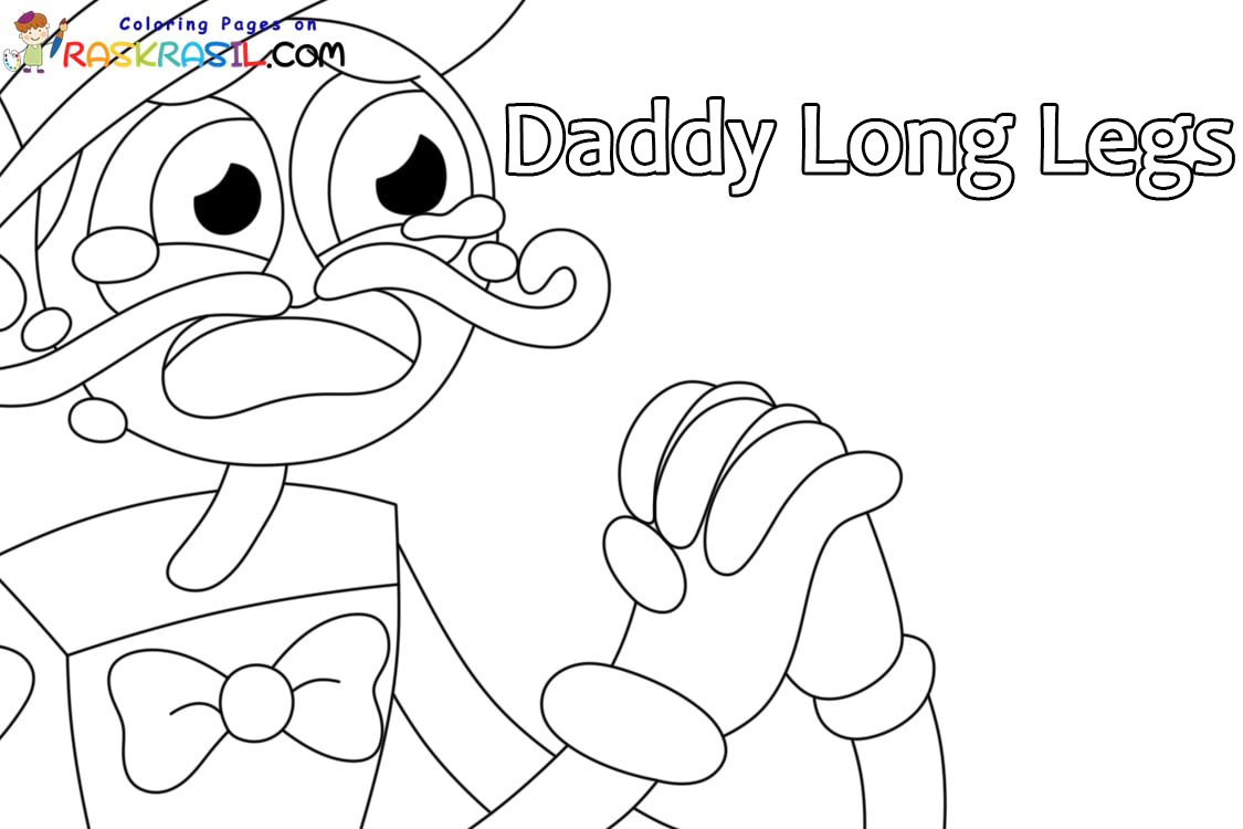 Dibujos de Daddy Long Legs Poppy Playtime para Colorear