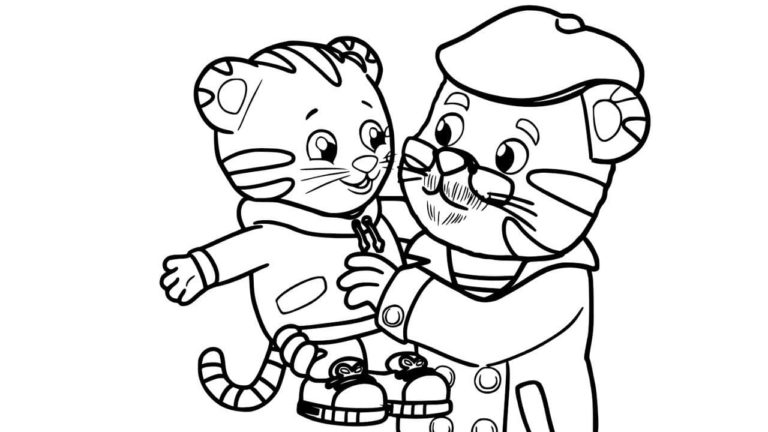 Daniel Tiger Coloring Pages | 40 Pictures Free Printable
