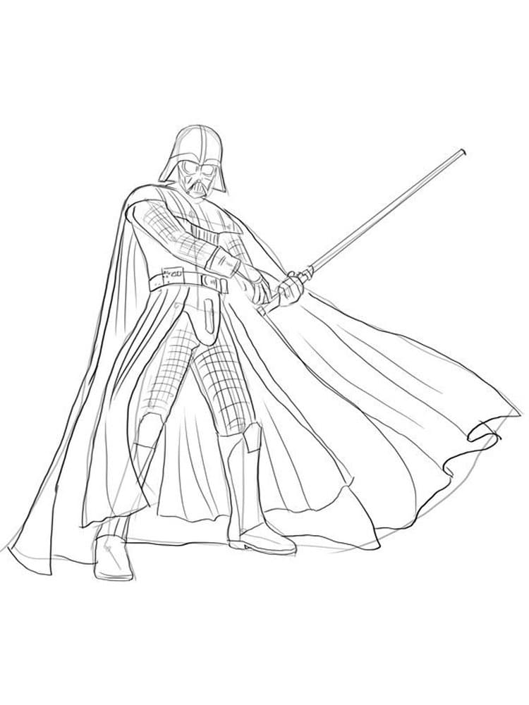 Desenhos de Darth Vader para Colorir - 80 imagens para impressão gratuita