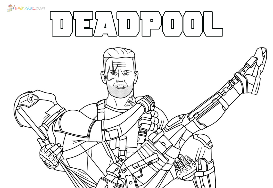 Disegni di Deadpool da colorare - 110 immagini per la stampa gratuita