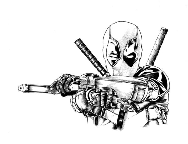 Deadpool Coloring Pages | 110 Pictures Free Printable