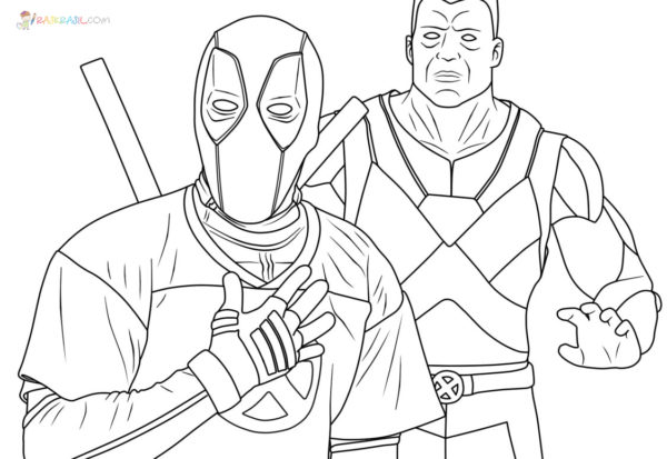 Deadpool Coloring Pages | 110 Pictures Free Printable