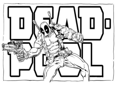 Deadpool Coloring Pages | 110 Pictures Free Printable