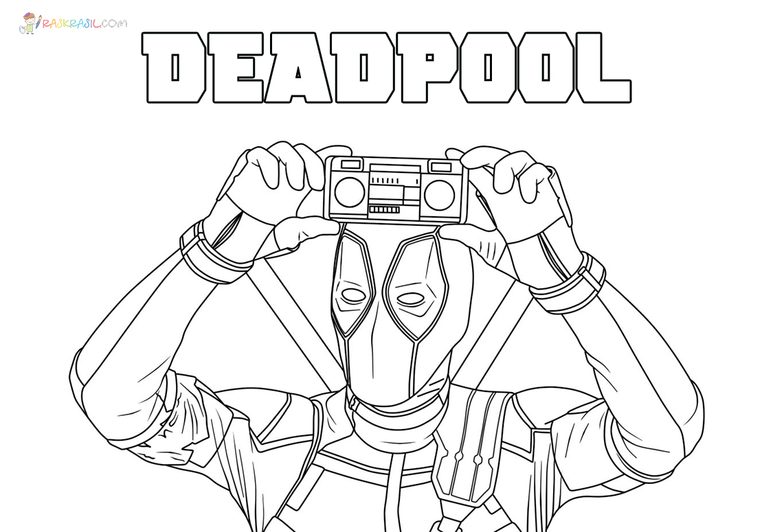 Ausmalbilder Deadpool | 110 Malvorlagen Kostenlos zum Ausdrucken