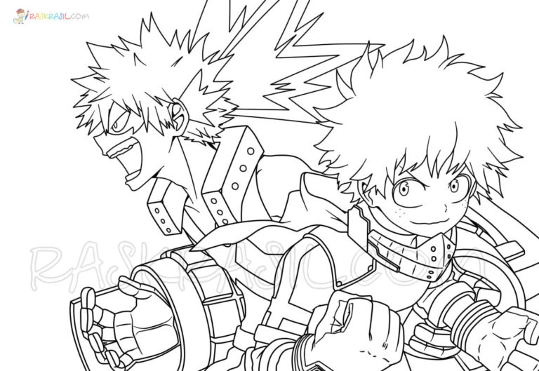 Dibujos De Deku Para Colorear 30 Imágenes Para Imprimir Gratis 