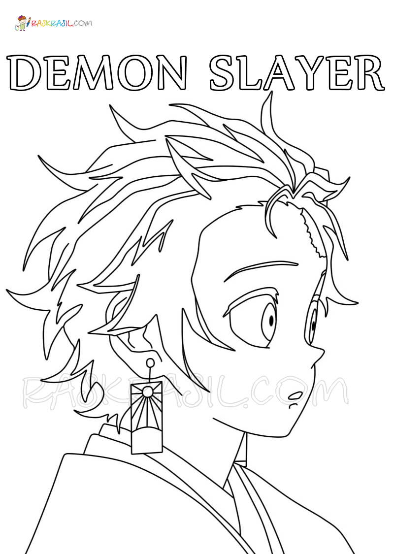 Desenhos do Demon Slayer para Colorir