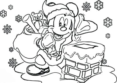 Disney Christmas Coloring Pages | 80 Pictures Free Printable