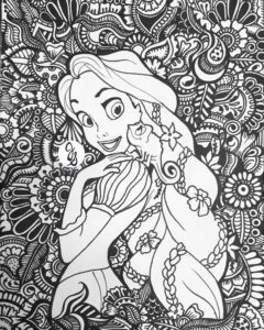 Dibujos para Colorear de Disney para Adultos