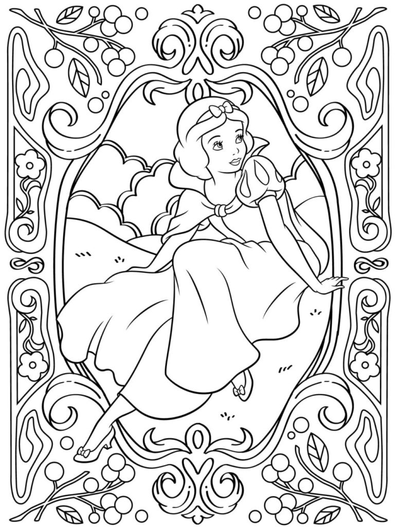 Dibujos para Colorear de Disney para Adultos