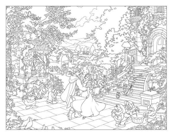 Coloriage Disney pour Adulte à imprimer