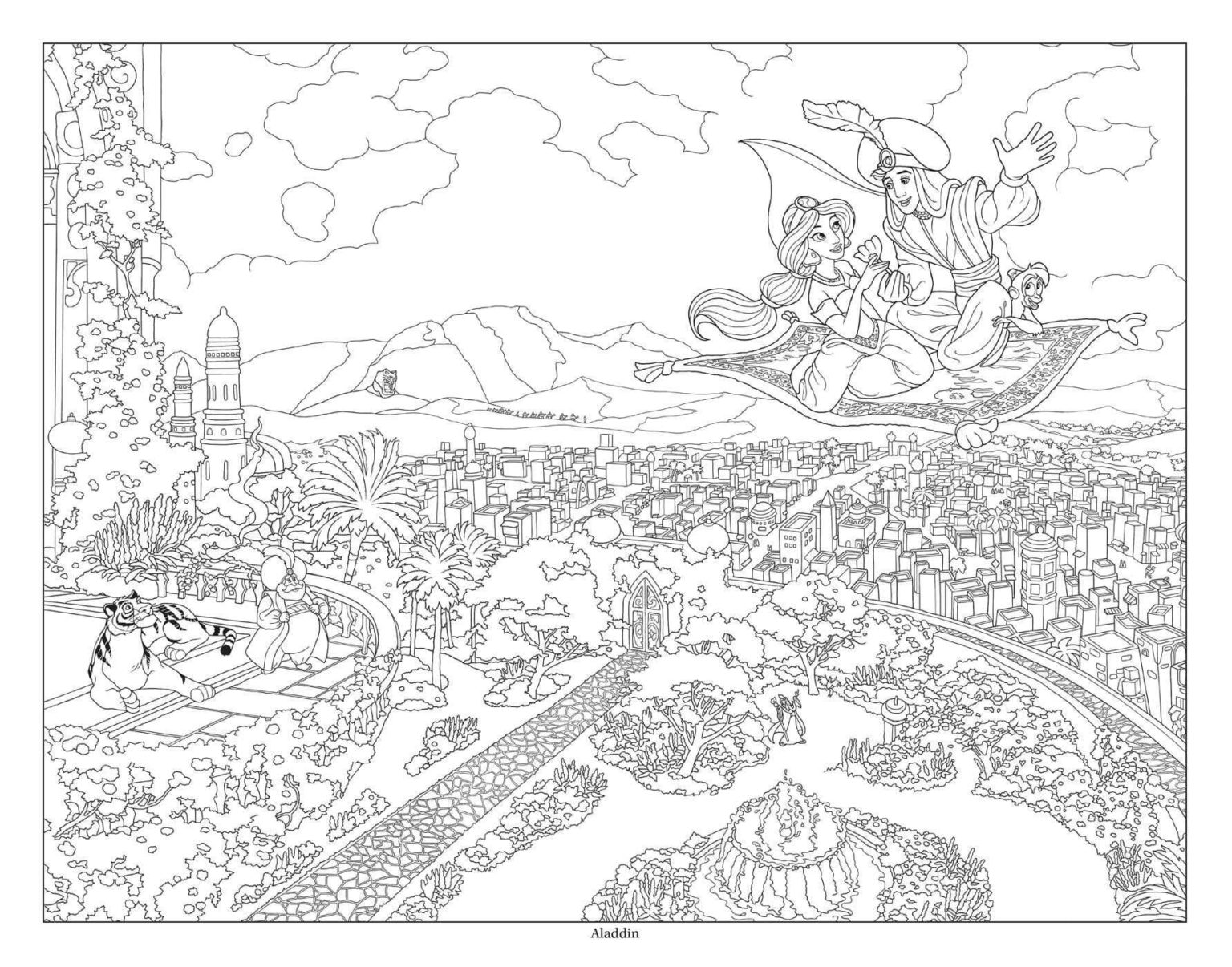 Disney Coloring Pages for Adults