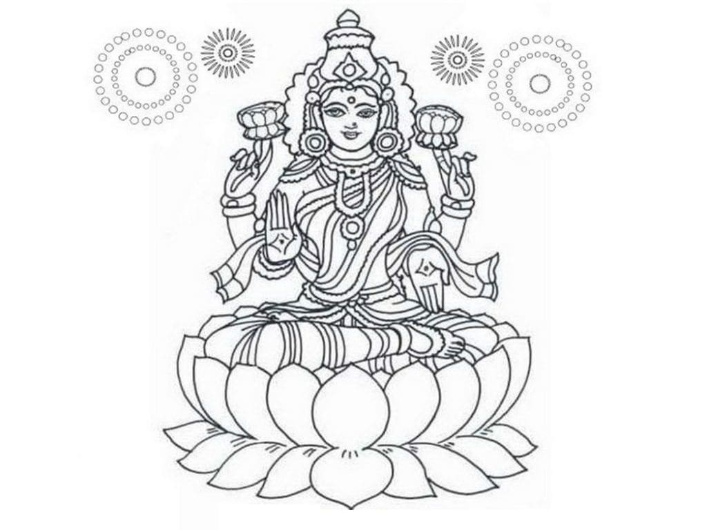 indian diwali coloring pages