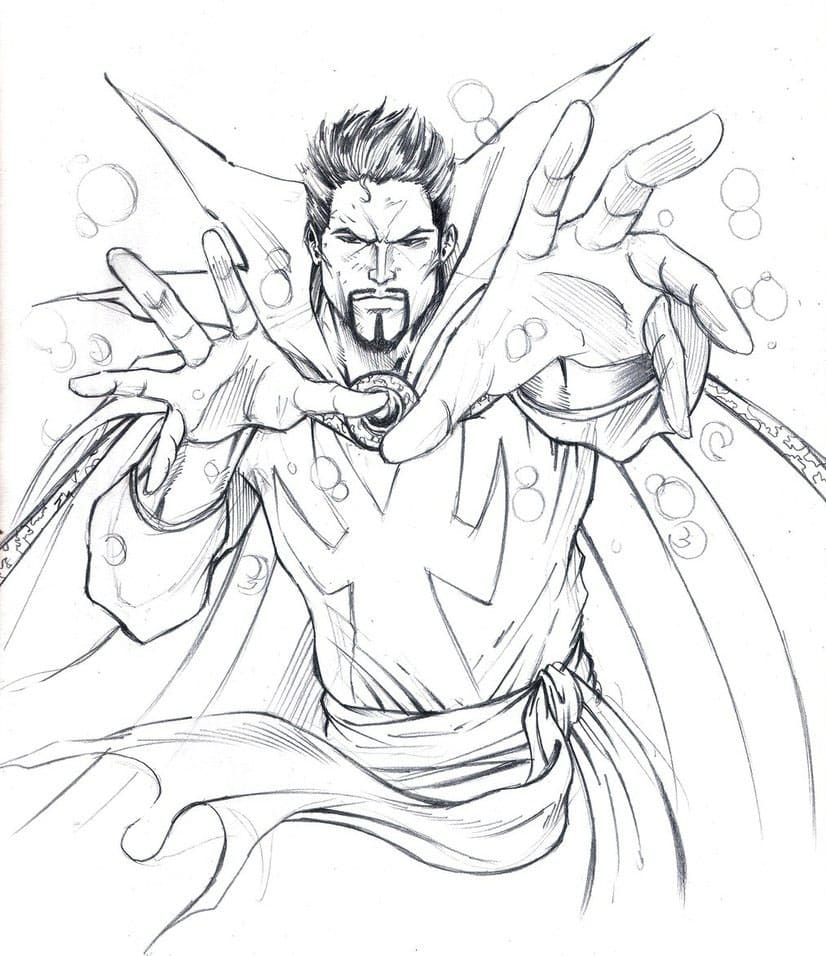 Doctor Strange Coloring Pages | 90 Pictures Free Printable