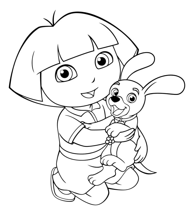 Dora the Explorer Coloring Pages | 100 Pictures Free Printable