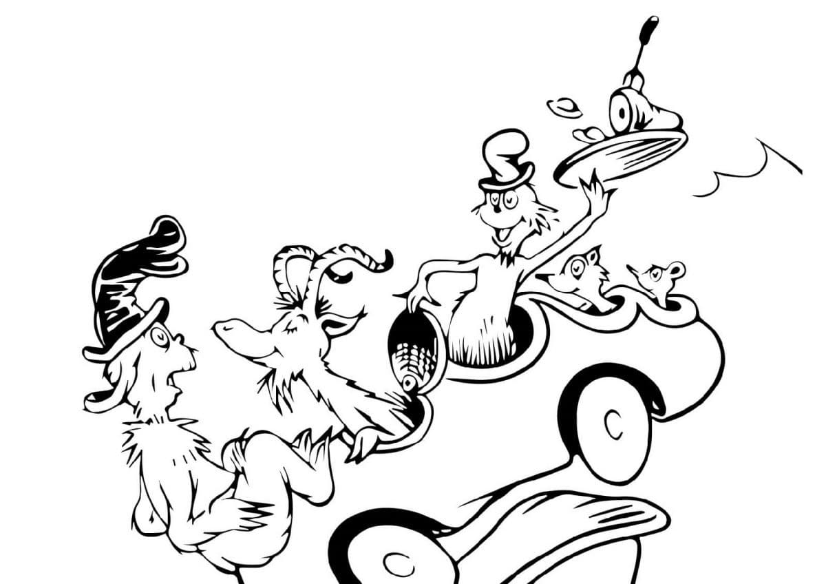 Coloriage Dr Seuss - 100 pages à colorier à imprimer gratuits