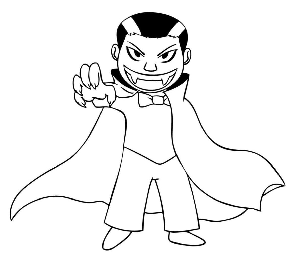 Kolorowanki Dracula | Darmowe Malowanki do wydruku
