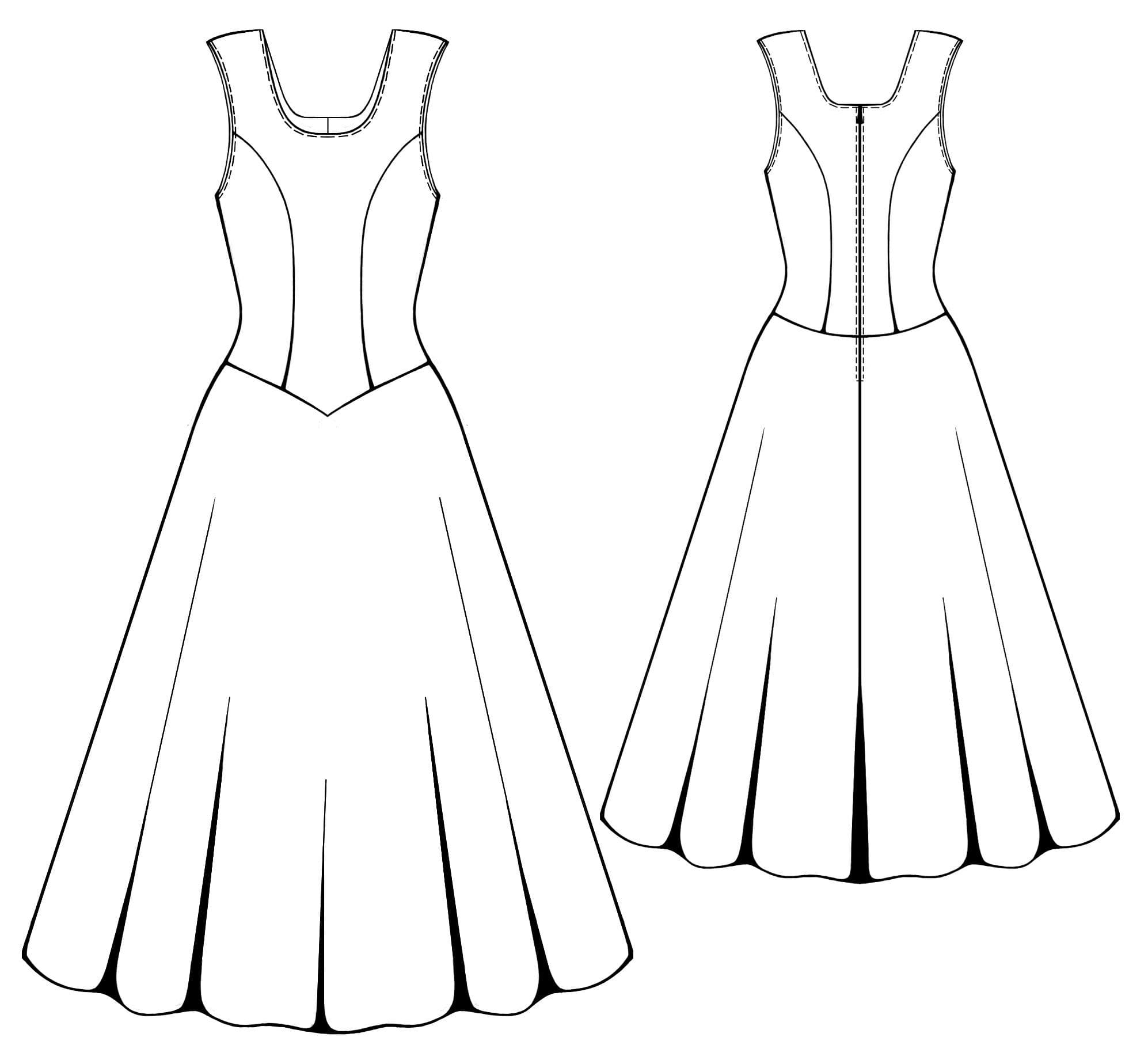 Raskrasil.com-Coloring-Pages-Dress-103