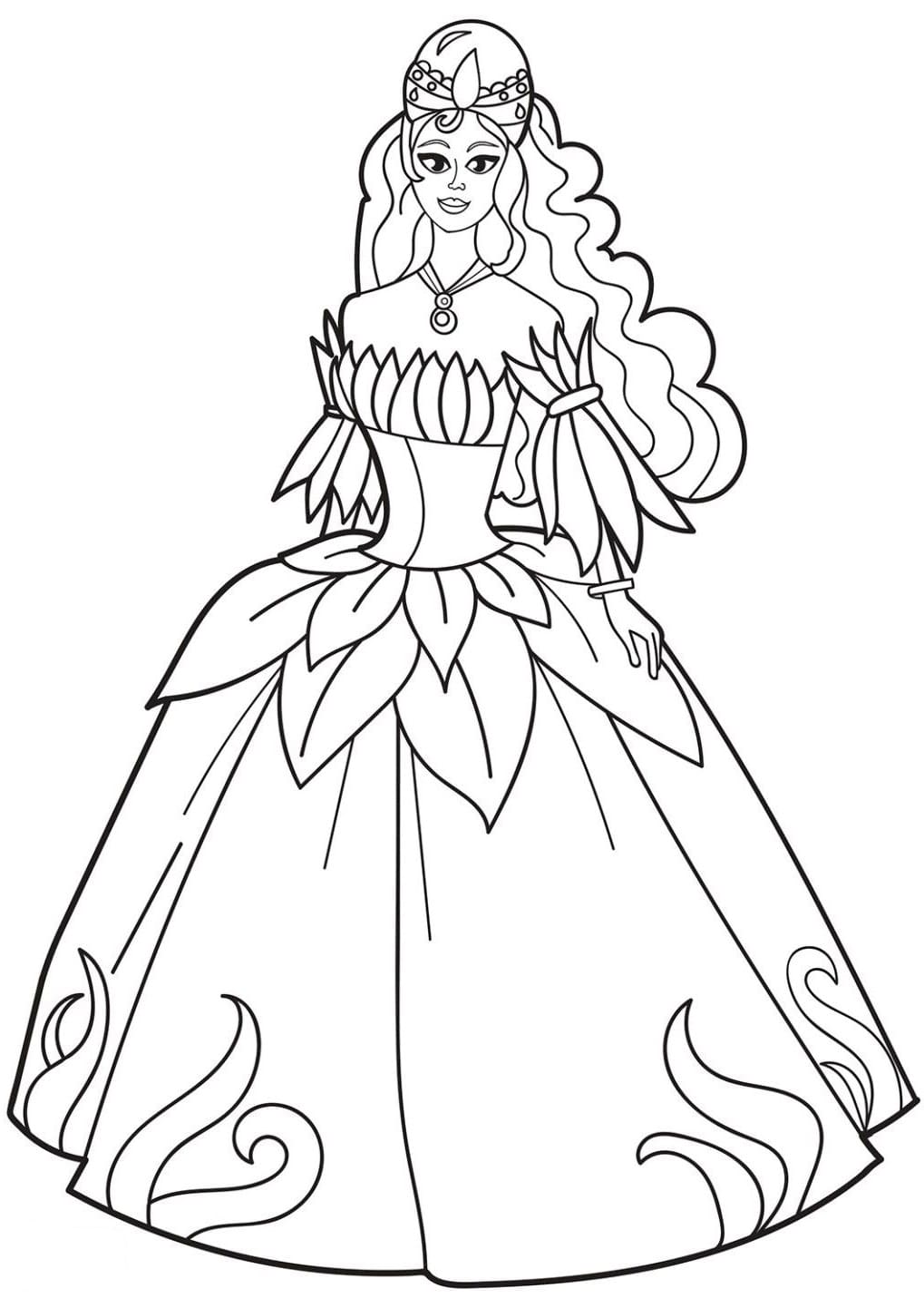 Raskrasil.com-Coloring-Pages-Dress-30