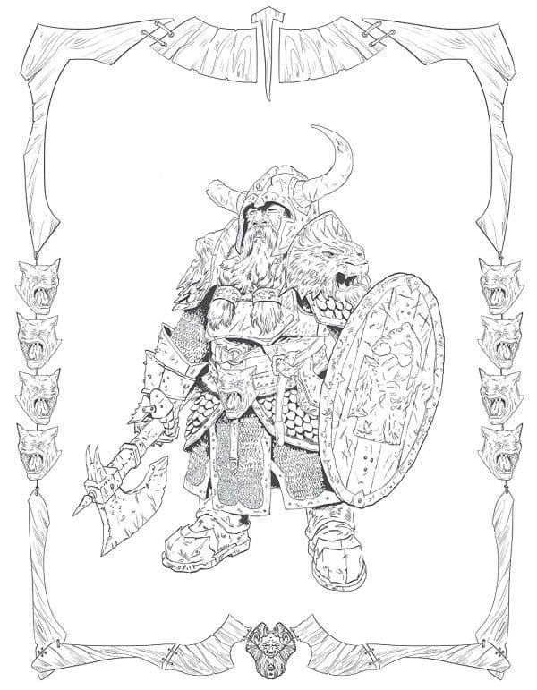 Desenhos do Dungeons and Dragons para Colorir e Imprimir grátis