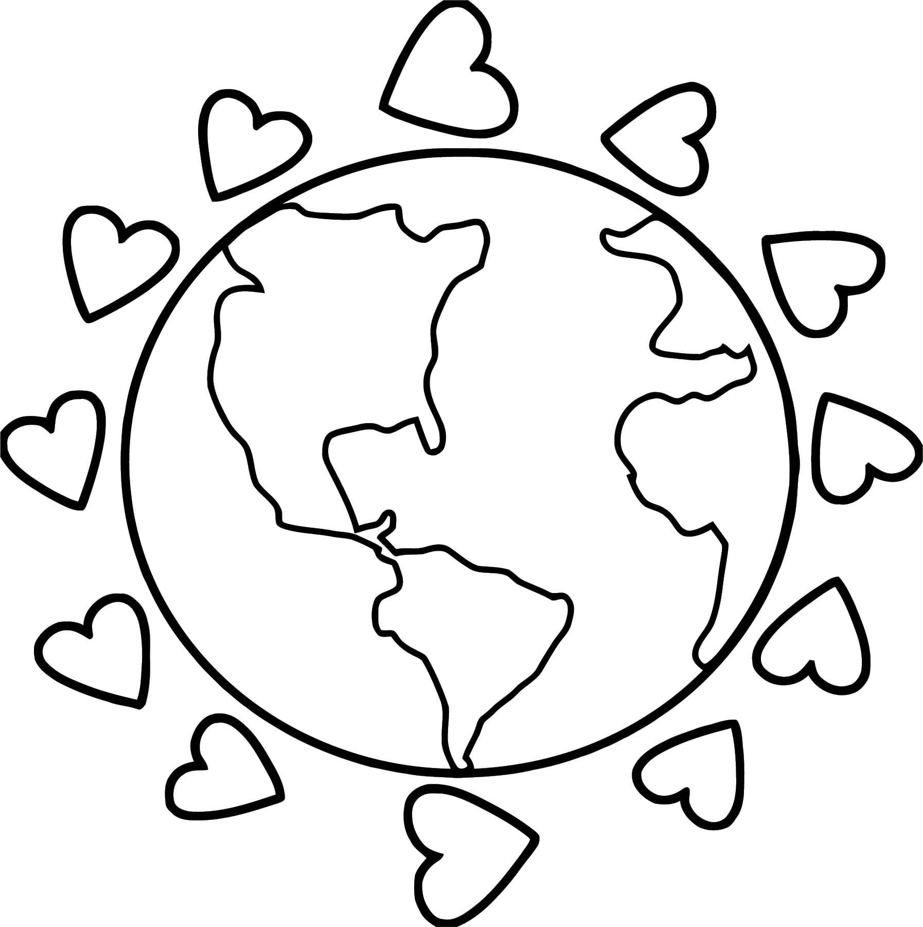 Earth Coloring Pages | 100 Pictures Free Printable
