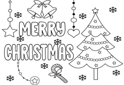 Розмальовки Різдво для друку: 80 простих картинок