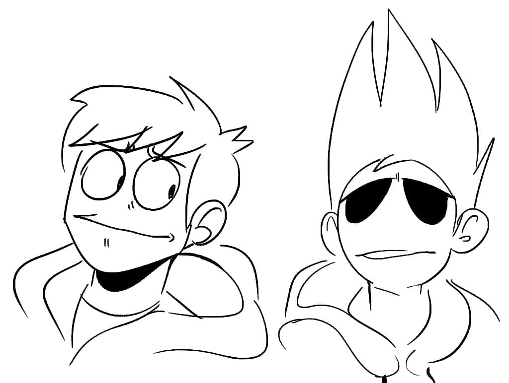 Eddsworld coloring pages. 