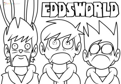 Eddsworld Coloring Pages | 60 Pictures Free Printable