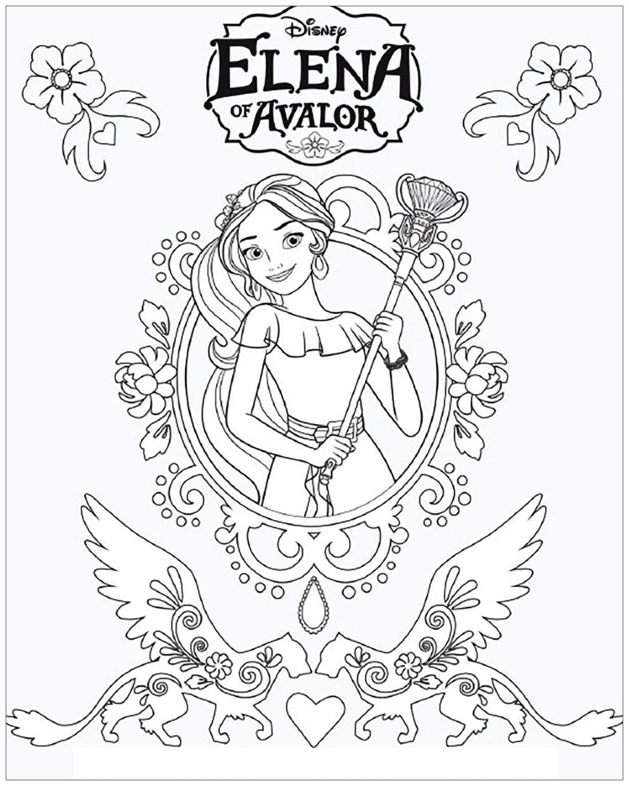 Elena Von Avalor Ausmalbilder