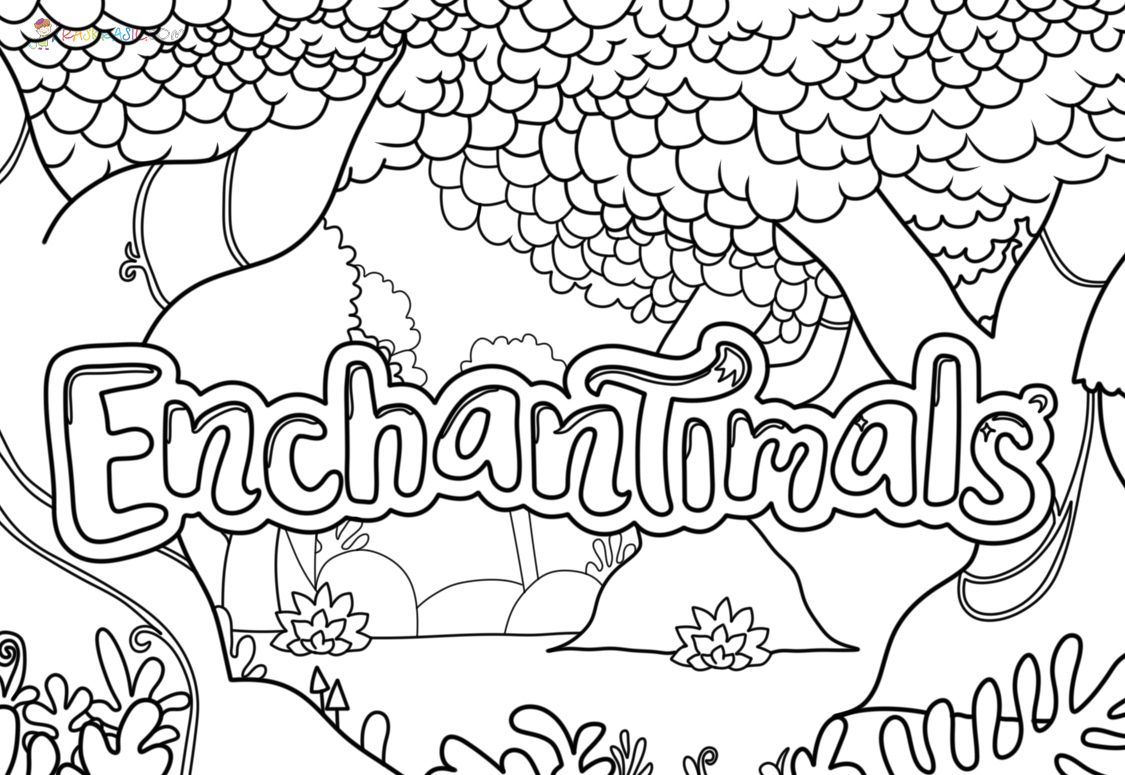 Desenhos de Enchantimals para Colorir - 50 imagens para imprimir
