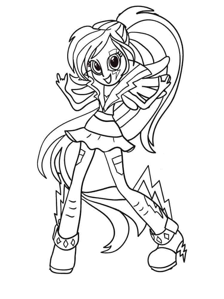 Equestria Girls Coloring Pages | 100 Pictures Free Printable