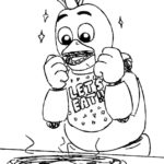 Raskrasil.com-Coloring-Pages-FNAF-Chica-1