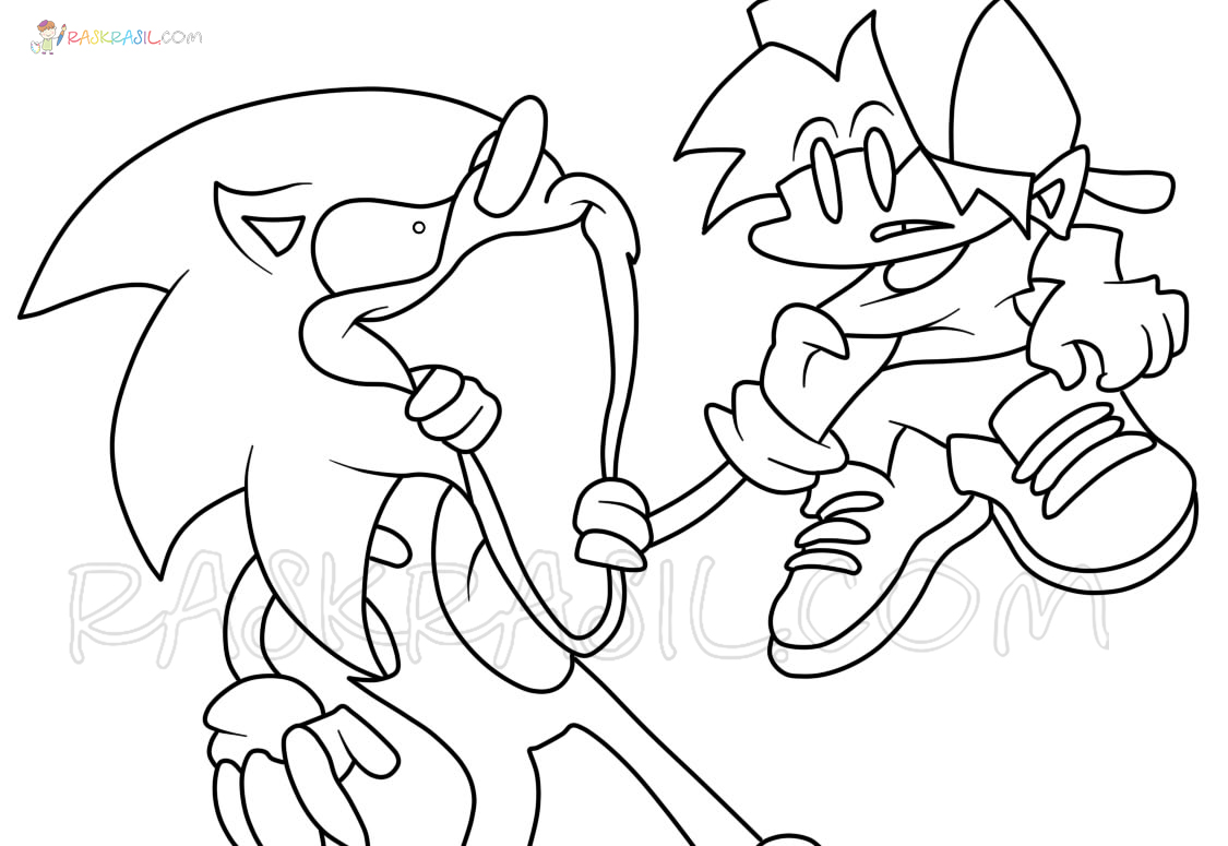 Desenhos de Sonic para Colorir