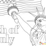 Raskrasil.com-Coloring-Pages-Fourth-of-July-Logo