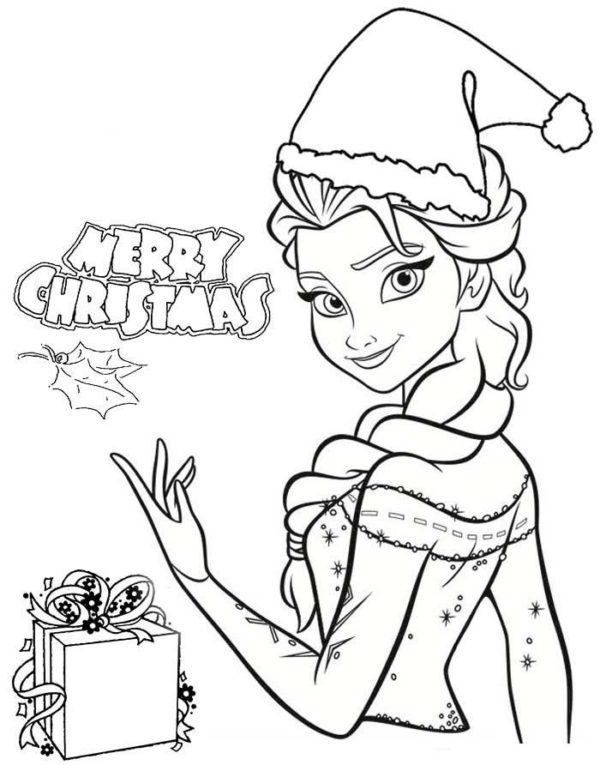 Frozen Christmas Coloring Pages 30 images Free Printable