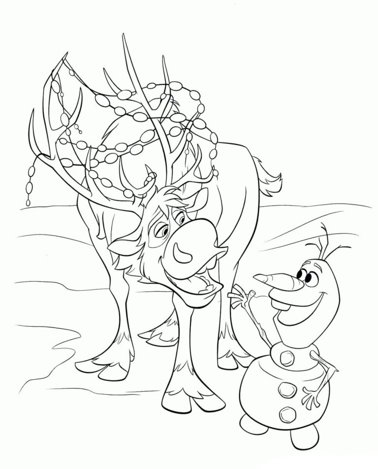 10 Elsa Christmas Coloring Pages for Winter Fun