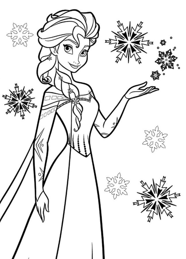 Frozen Christmas Coloring Pages | 30 images Free Printable