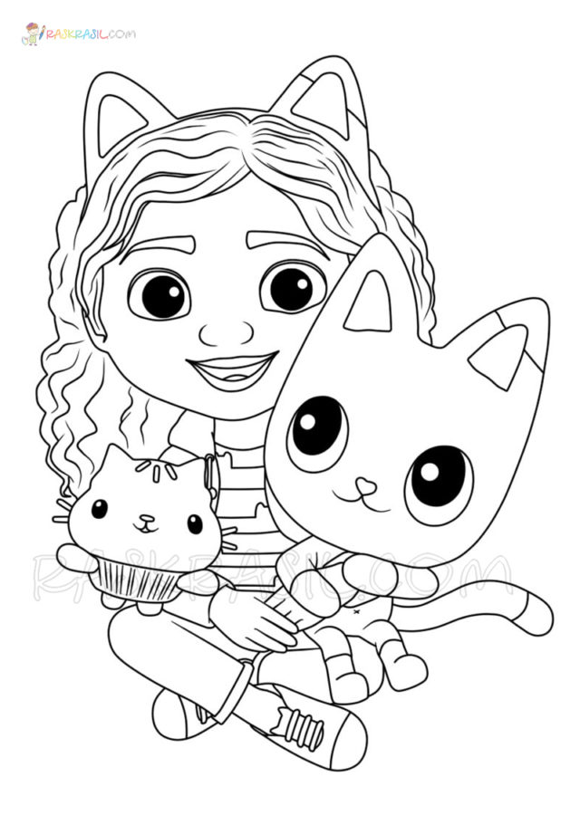 Gabby Gabby Doll House Coloring Pages