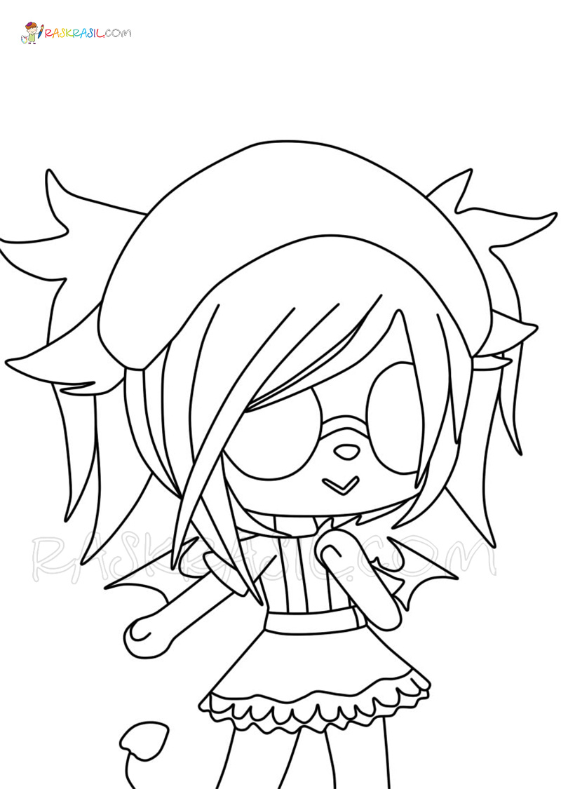 Gacha Life Coloring Pages