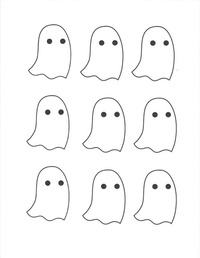 Desenhos de Fantasma para Colorir