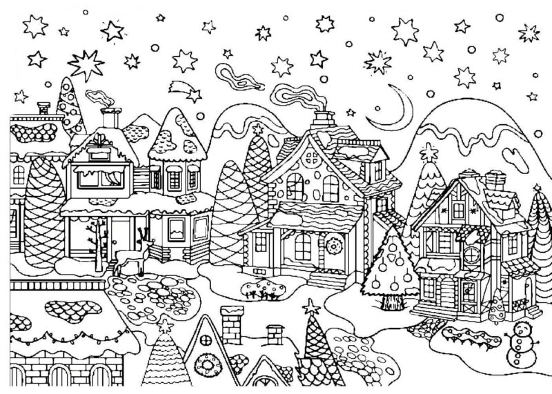 ausmalbilder lebkuchenhaus