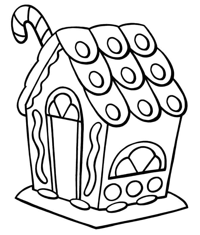 Gingerbread House Coloring Pages | 100 Pictures Free Printable