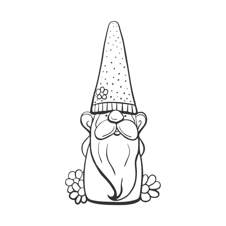 Kolorowanki Gnome | Darmowe Malowanki do wydruku