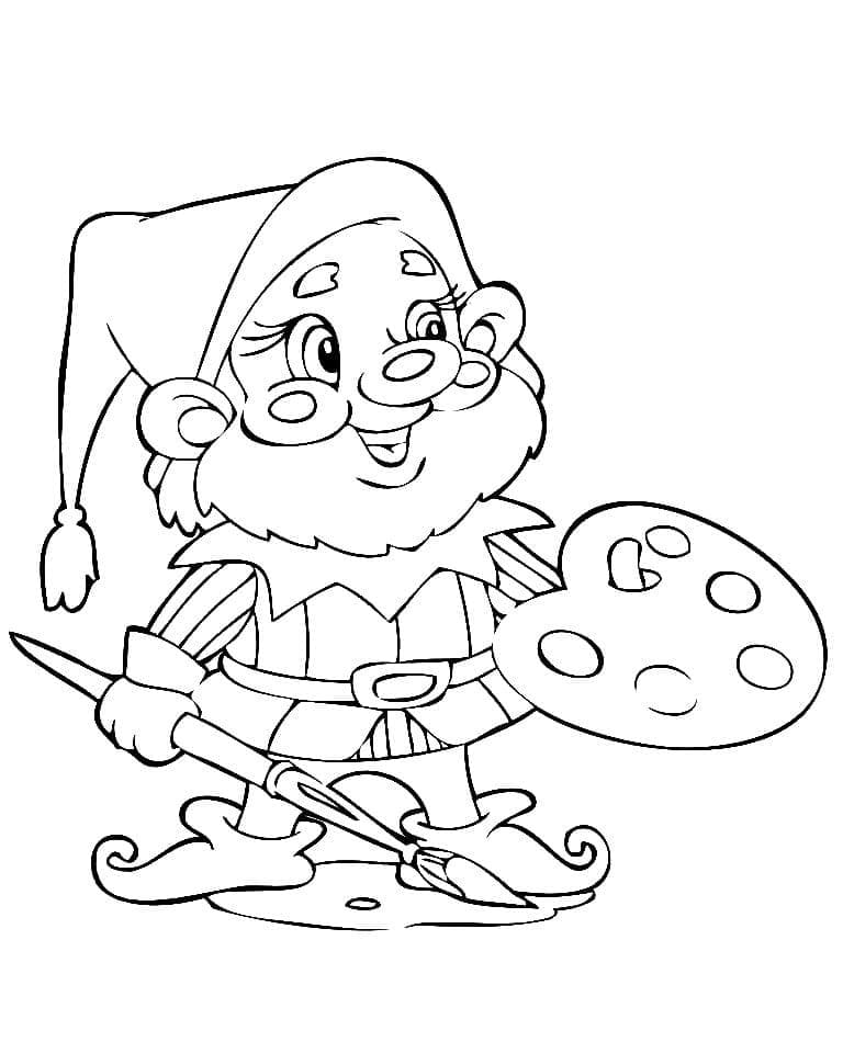 Gnome Coloring Pages | 100 Pictures Free Printable
