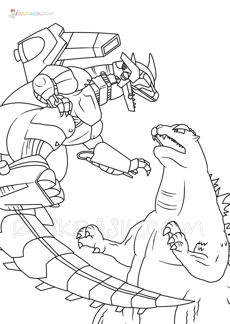 Godzilla Coloring Pages   Print Monster For Free