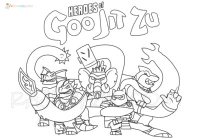 Goo Jit Zu Coloring Pages | New Pictures Free Printable